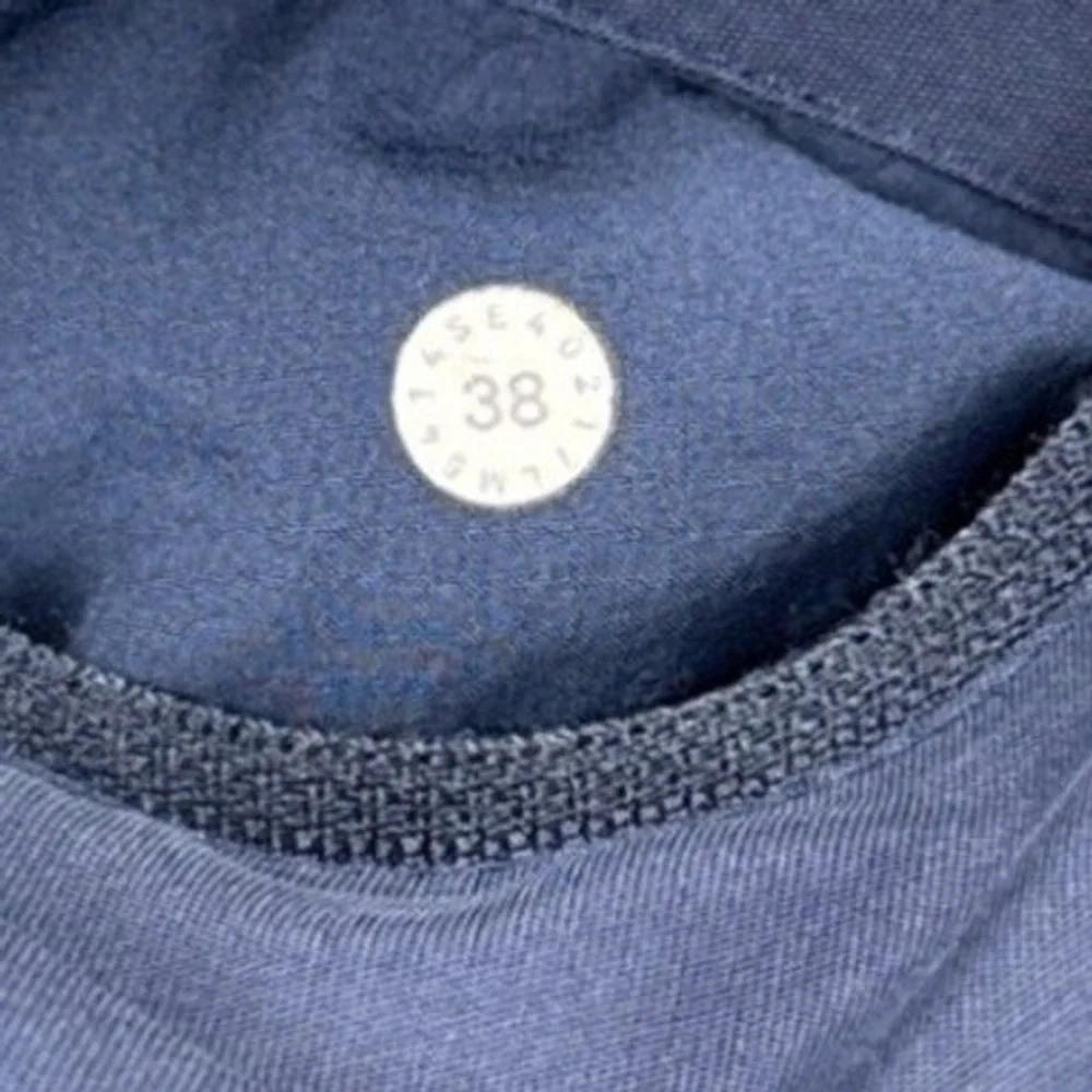 Lululemon Commission Slim Pant 38 Navy Blue Warpstreme Technical Chino Trousers